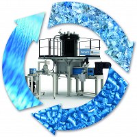 Fig 12. VacuFil ® recycling system for high-quality reconditioning of PET waste.