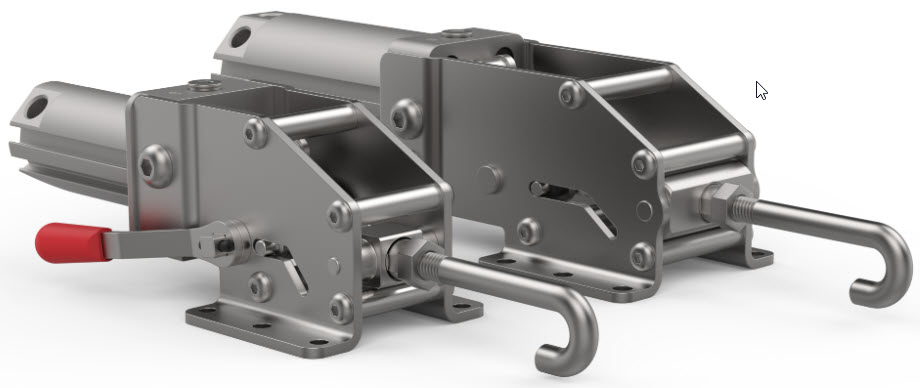 Pneumatische Verschlussspanner der Serien 8051 und 8331