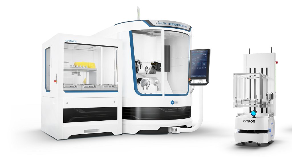 ATP Automated Tool Production_Vorstellung mit HELITRONIC VISION 400 L und AMR Mobile Robot